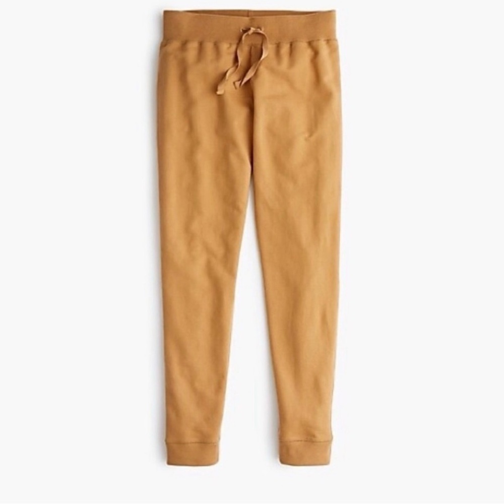 J.Crew Slim Fit Terry Jogger in Melted Caramel Womens XL